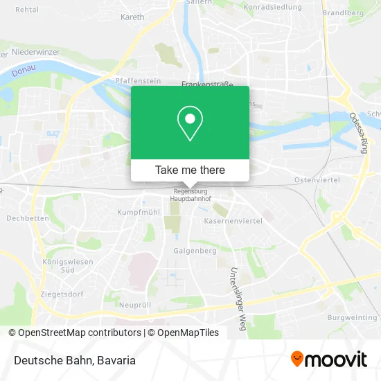 Карта Deutsche Bahn