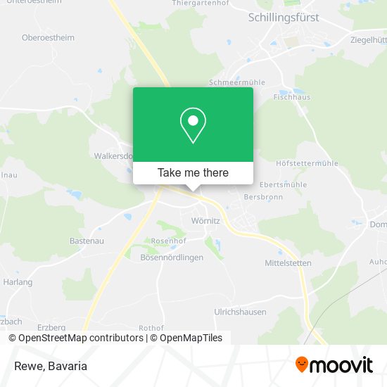 Rewe map