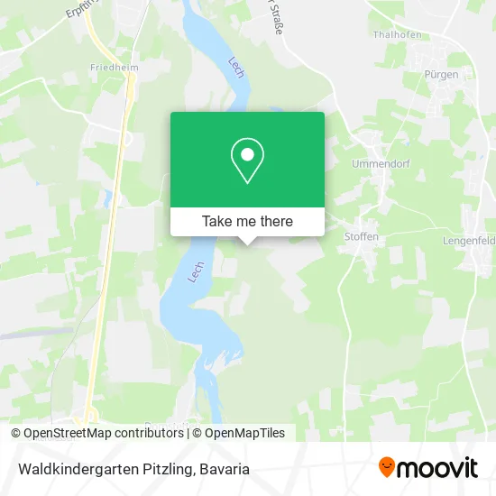 Карта Waldkindergarten Pitzling