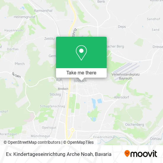 Карта Ev. Kindertageseinrichtung Arche Noah