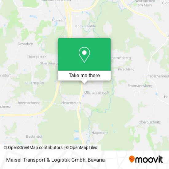 Карта Maisel Transport & Logistik Gmbh