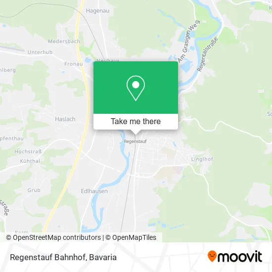 Карта Regenstauf Bahnhof