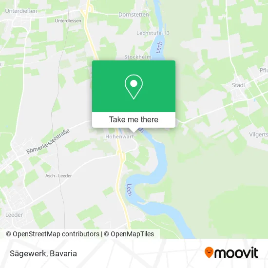 Карта Sägewerk