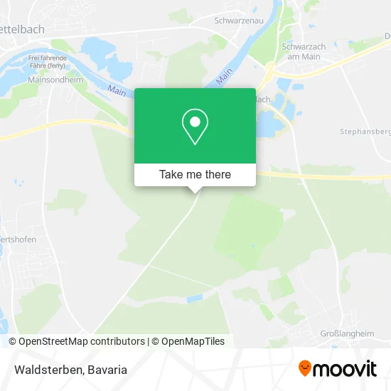 Карта Waldsterben