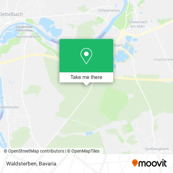 Карта Waldsterben