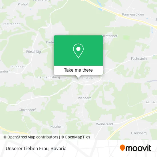 Карта Unserer Lieben Frau