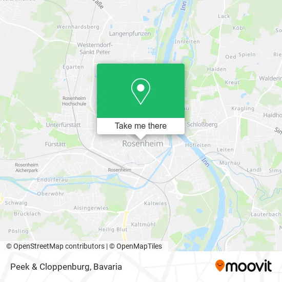 Карта Peek & Cloppenburg