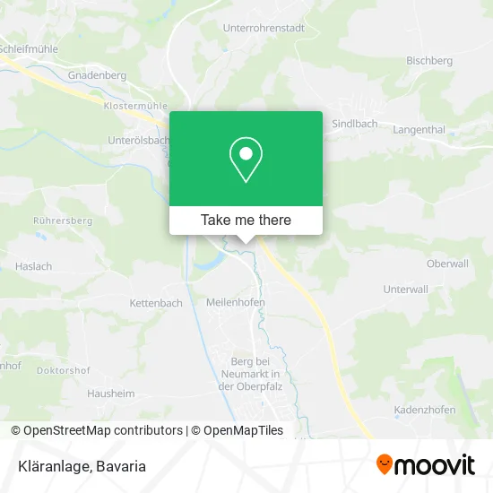 Карта Kläranlage