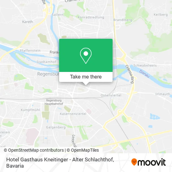 Карта Hotel Gasthaus Kneitinger - Alter Schlachthof