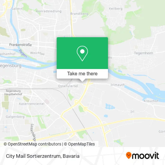 Карта City Mail Sortierzentrum