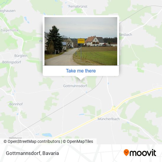Gottmannsdorf map