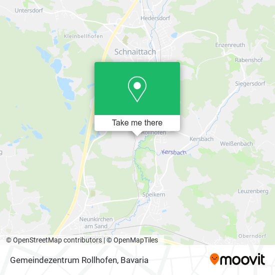 Gemeindezentrum Rollhofen map