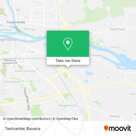 Карта Testcenter
