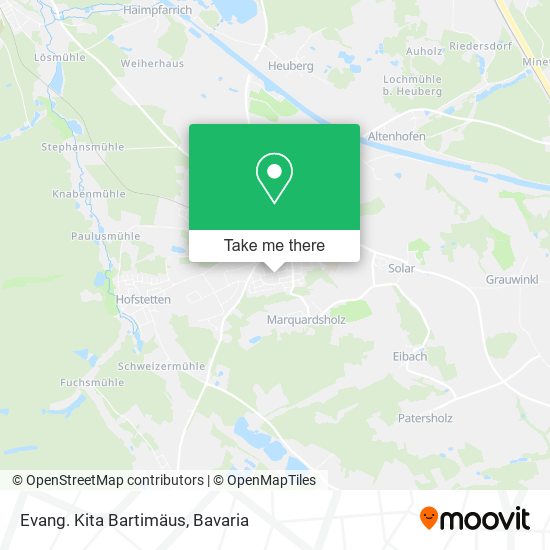 Evang. Kita Bartimäus map