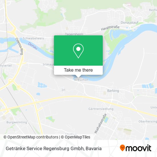 Getränke Service Regensburg Gmbh map