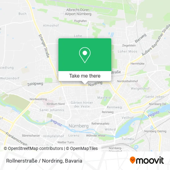 Карта Rollnerstraße / Nordring