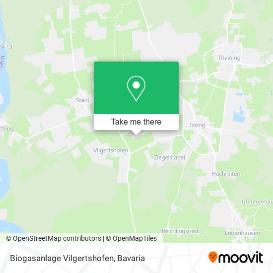 Biogasanlage Vilgertshofen map