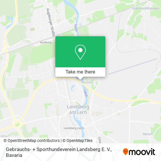 Gebrauchs- + Sporthundeverein Landsberg E. V. map