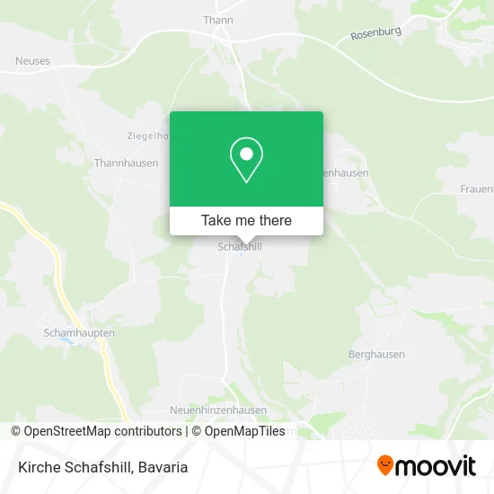 Карта Kirche Schafshill