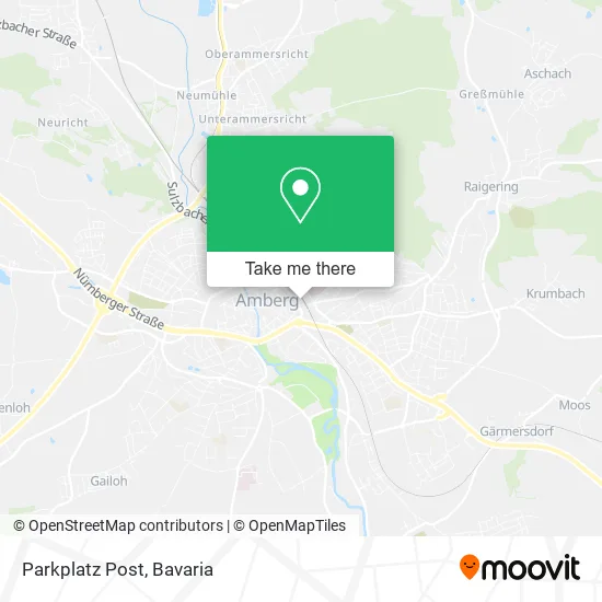 Карта Parkplatz Post