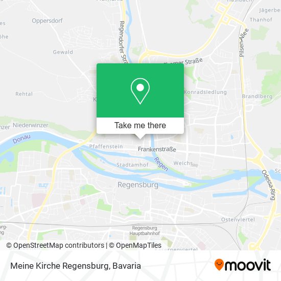 Meine Kirche Regensburg map