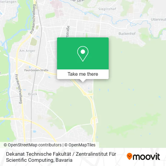 Карта Dekanat Technische Fakultät / Zentralinstitut Für Scientific Computing