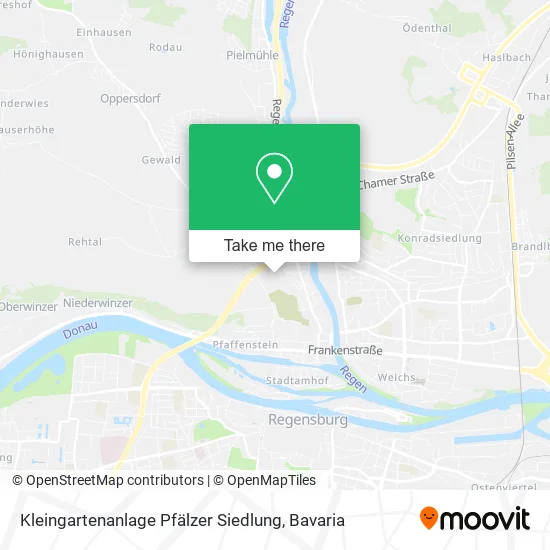 Карта Kleingartenanlage Pfälzer Siedlung