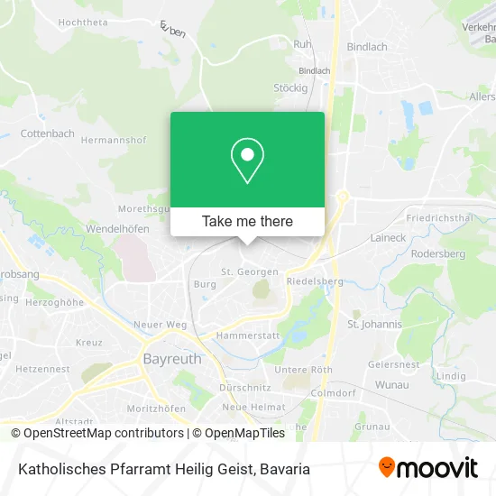 Карта Katholisches Pfarramt Heilig Geist
