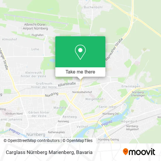 Карта Carglass Nürnberg Marienberg