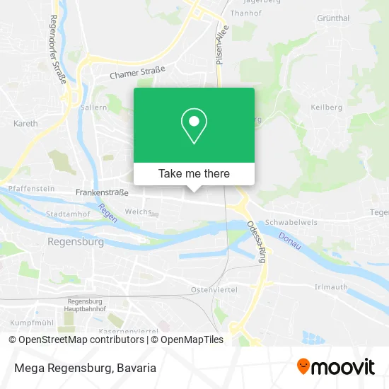 Карта Mega Regensburg