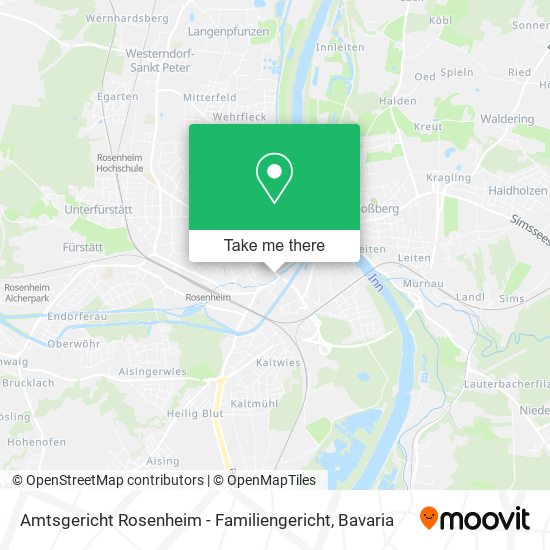 Amtsgericht Rosenheim - Familiengericht map