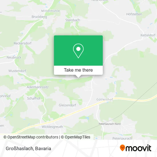 Карта Großhaslach