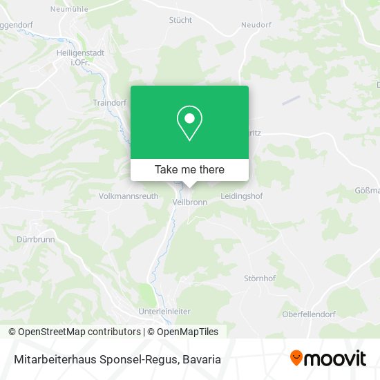 Mitarbeiterhaus Sponsel-Regus map