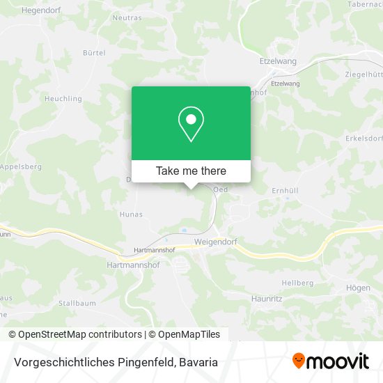 Vorgeschichtliches Pingenfeld map