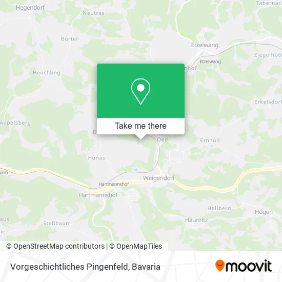 Карта Vorgeschichtliches Pingenfeld