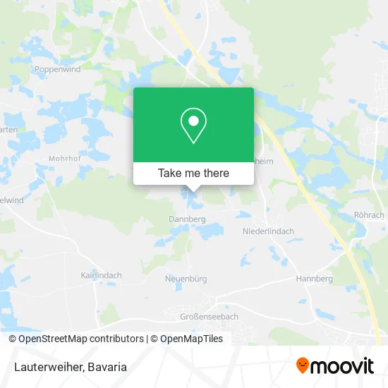 Карта Lauterweiher