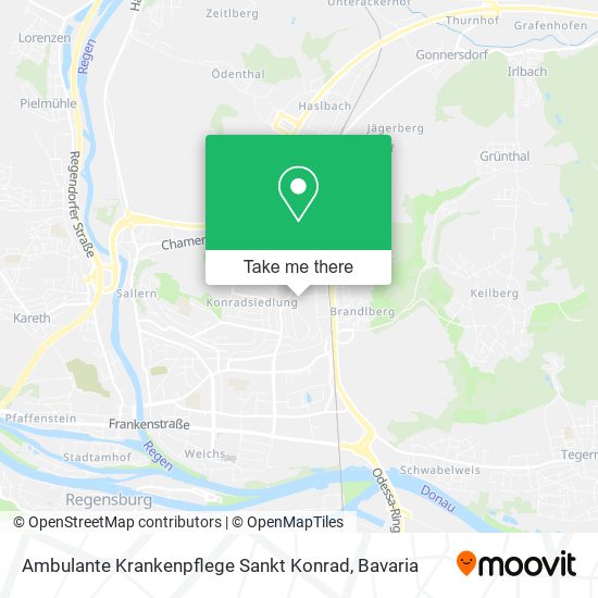 Ambulante Krankenpflege Sankt Konrad map