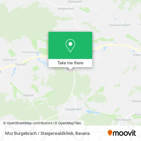 Карта Mvz Burgebrach / Steigerwaldklinik