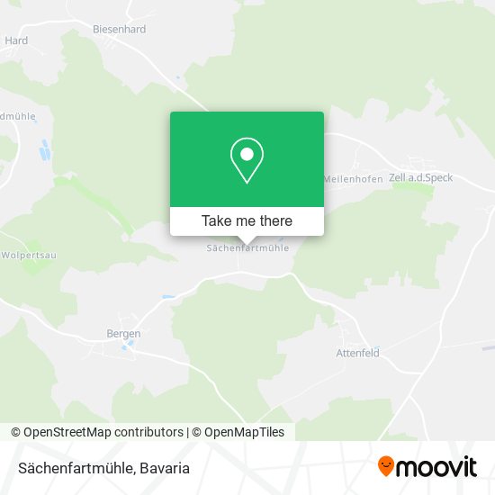 Sächenfartmühle map