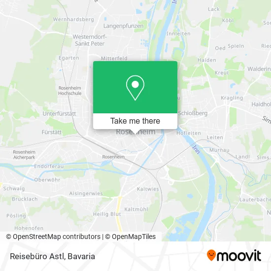 Карта Reisebüro Astl