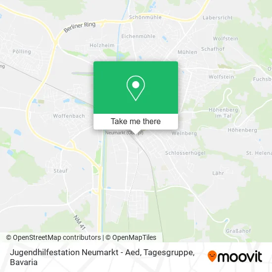 Карта Jugendhilfestation Neumarkt - Aed, Tagesgruppe