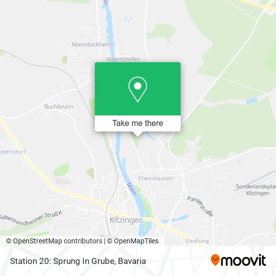 Station 20: Sprung In Grube map