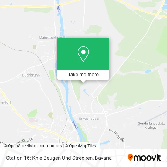 Карта Station 16: Knie Beugen Und Strecken