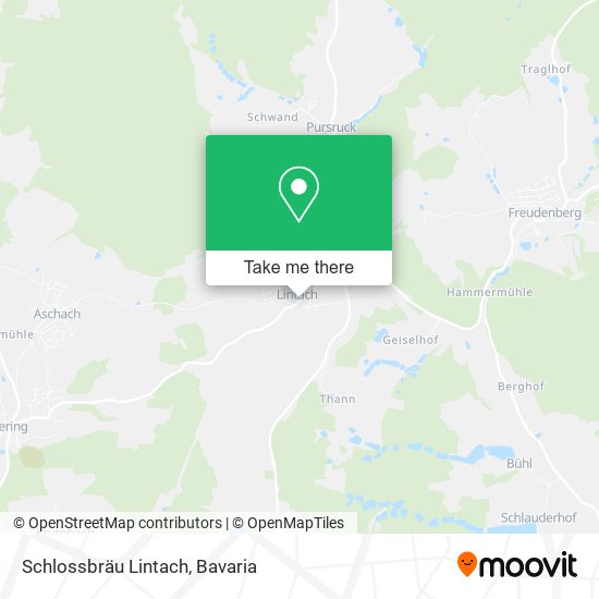 Schlossbräu Lintach map
