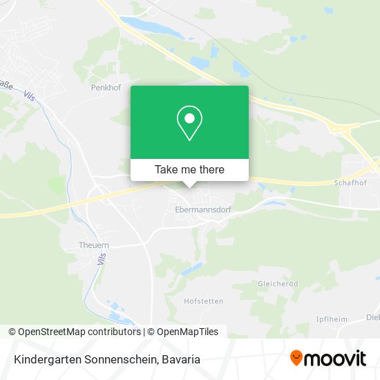 Kindergarten Sonnenschein map