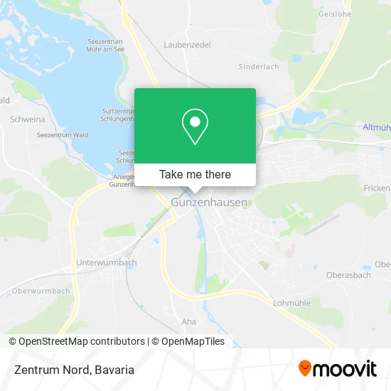 Карта Zentrum Nord