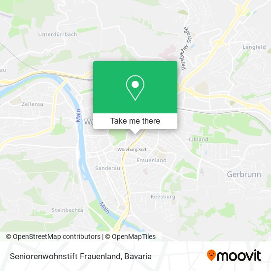 Seniorenwohnstift Frauenland map