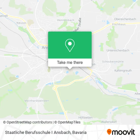 Staatliche Berufsschule I Ansbach map