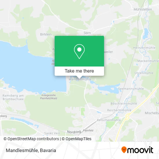 Карта Mandlesmühle