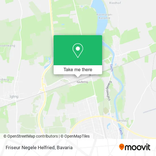 Карта Friseur Negele Helfried
